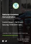 National Homeless Demonstration&nbsp;17.06.2017